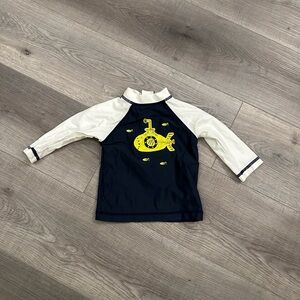 10/20$ JOE FRESH baby long sleeve rash guard swim top size 3-6 months